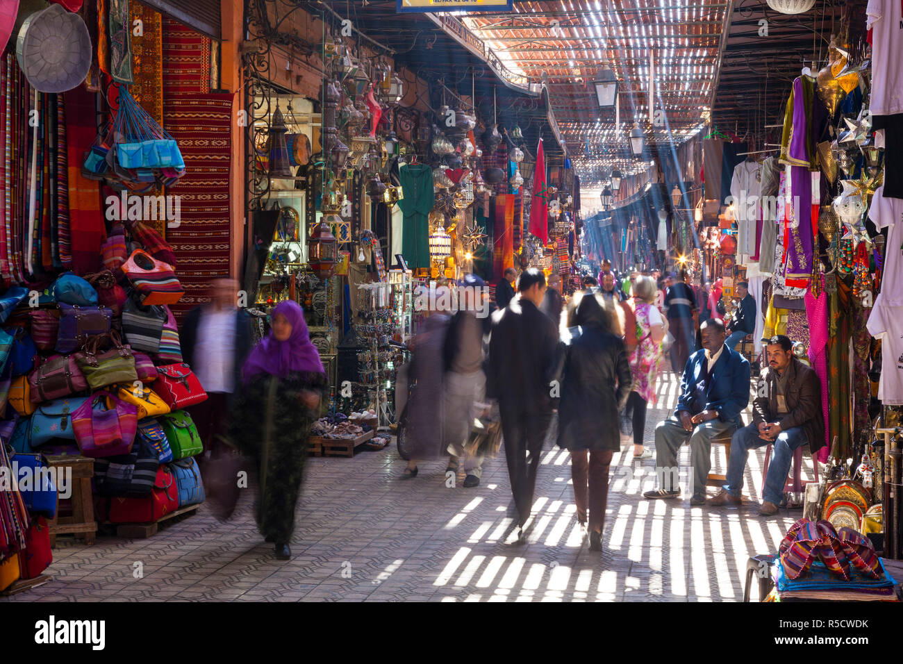 In the souk, Marrakech, Morocco, North Africa, Africa Stock Photo - Alamy