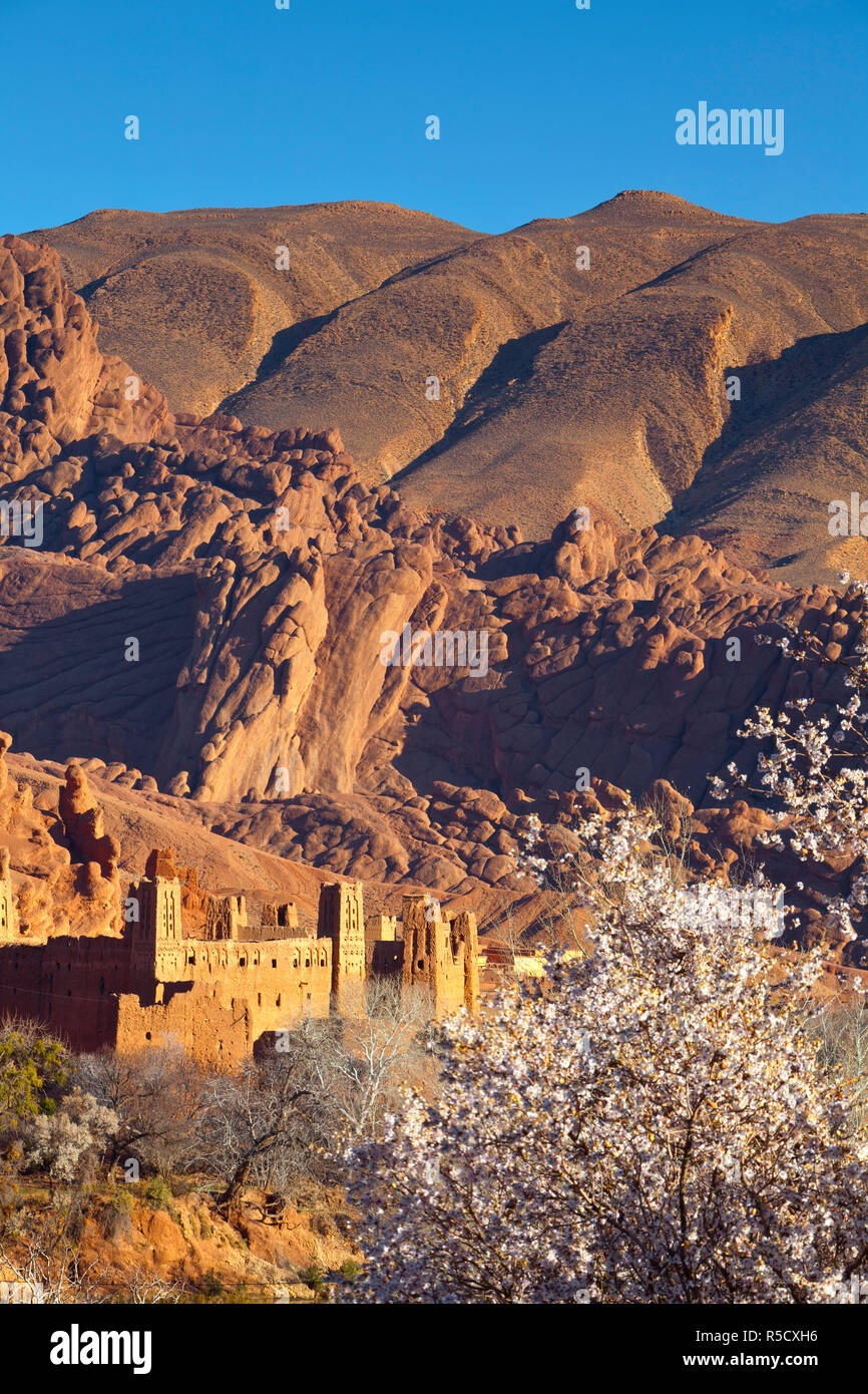 Ancient Kasbah's, Dades Gorge, Morocco Stock Photo