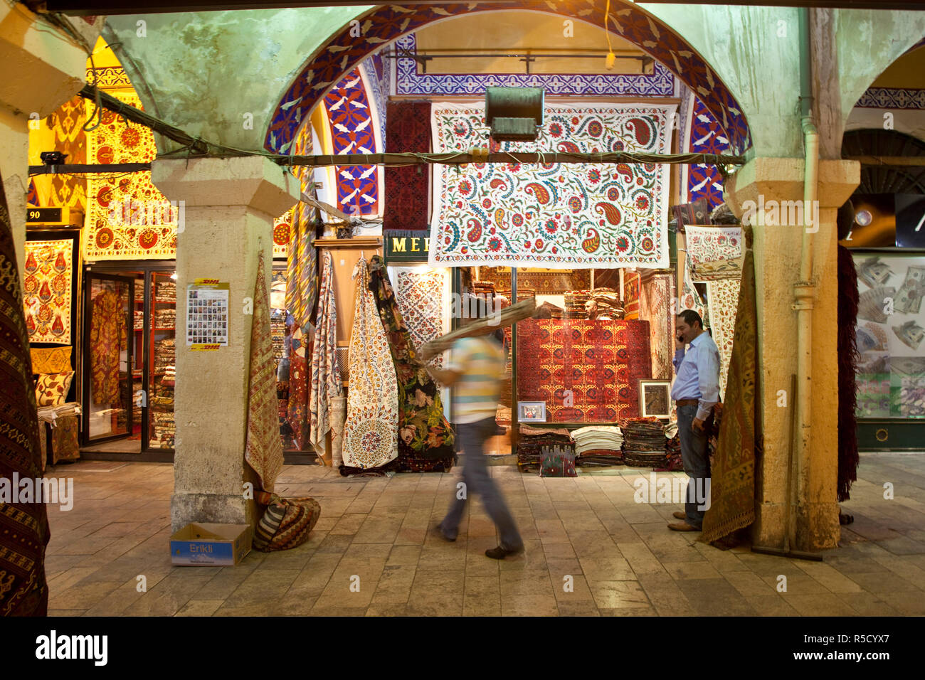 Carpet store in the Grand Bazaar, Istanbul, Turkey Stock Photo Alamy