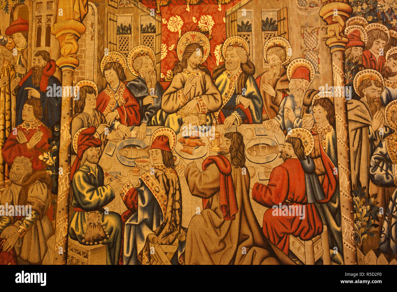 Italy, Rome, The Vatican, Vatican Museum, Gallery of Tapestries