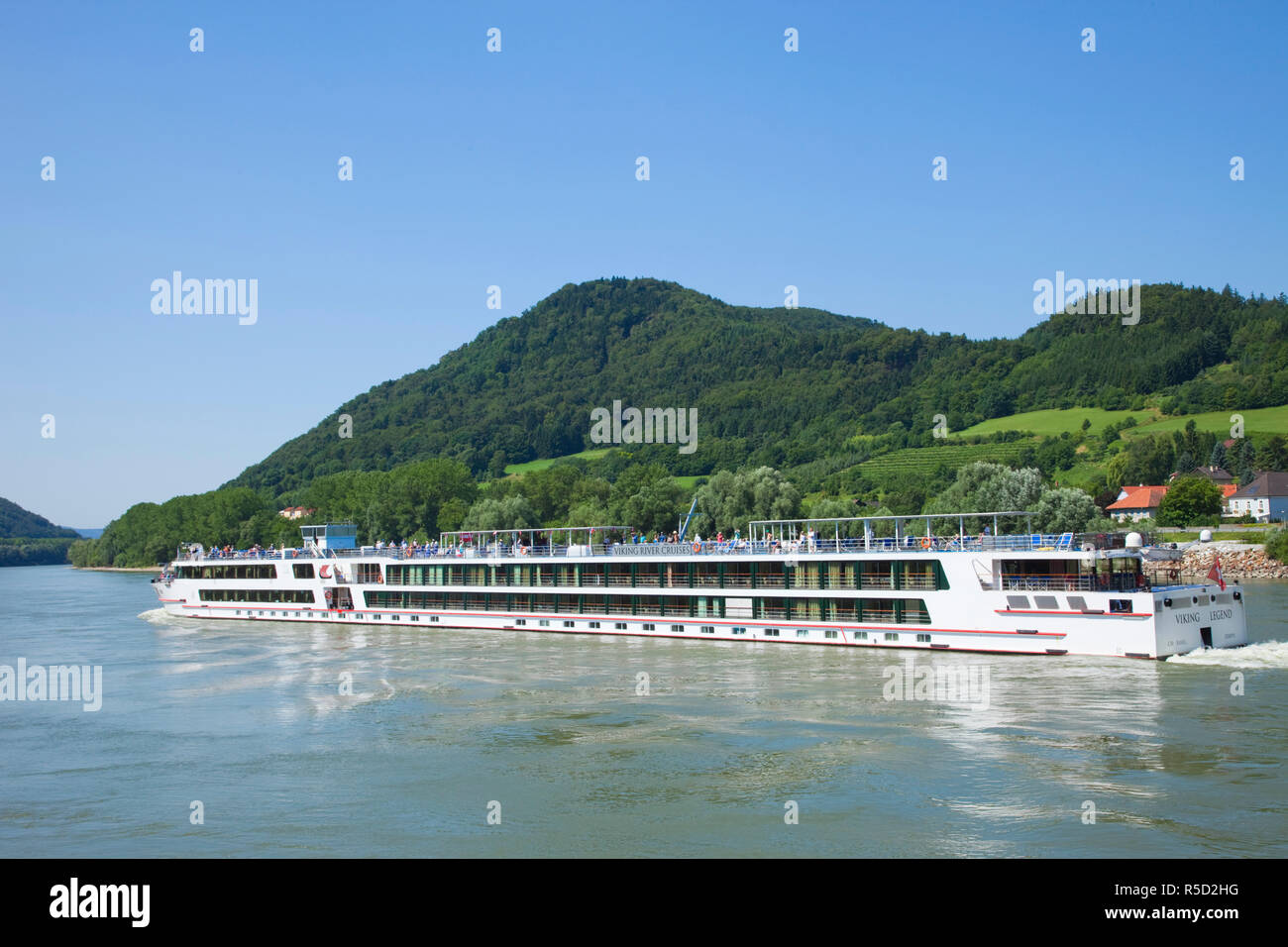 Austria, Wachau, Luxury Cruise Boat on The Danube River Stock Photo - Alamy