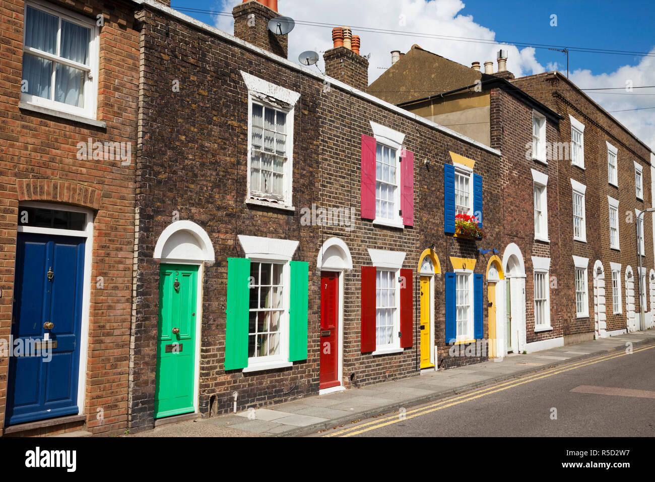 England Kent Deal Colourful Converted Fisherman S Cottages