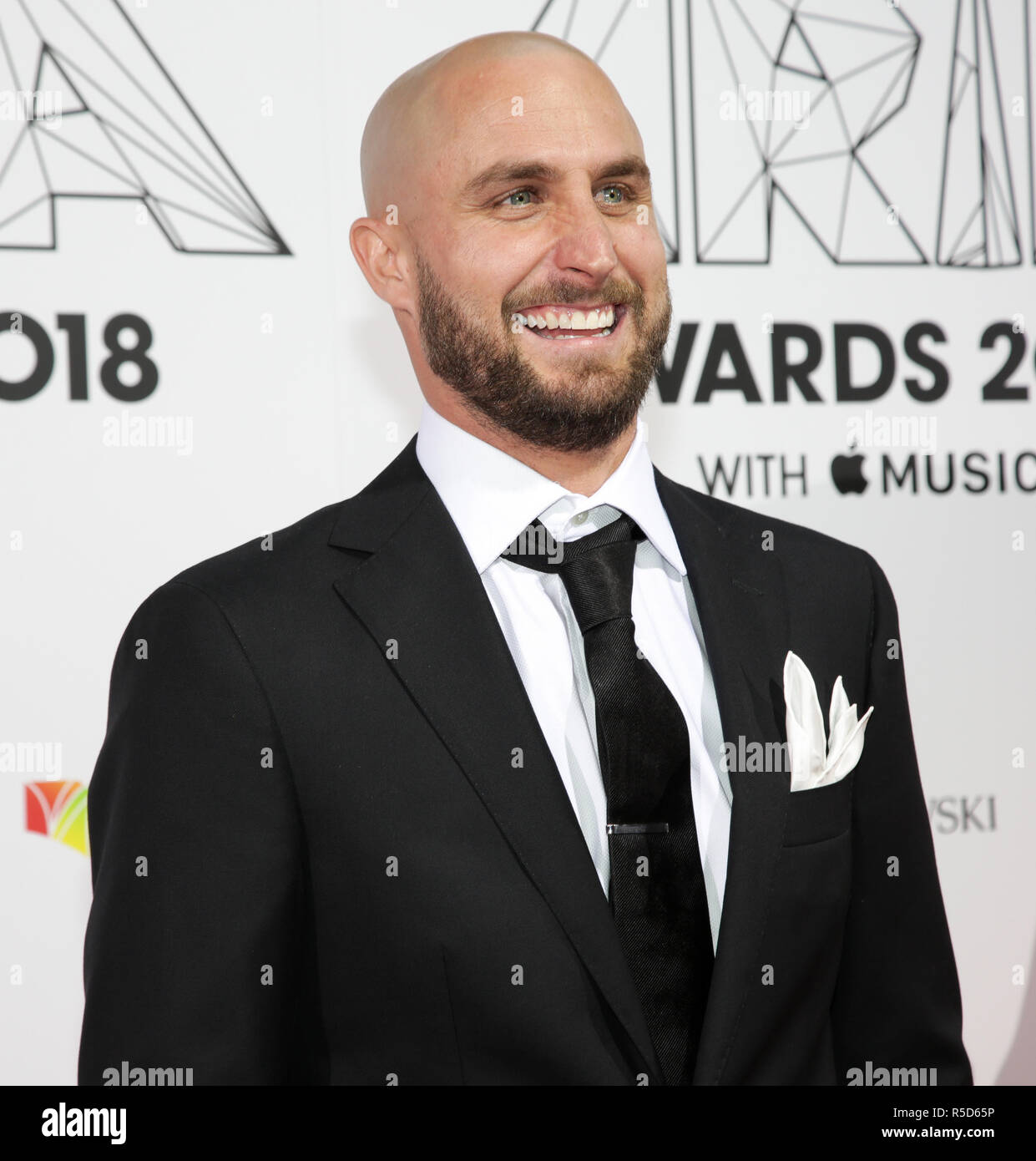 Sydney, NSW, Australia. 28th Nov, 2018. Paul Fisher seen on the red carpet  during the 2018 ARIA Awards. Credit: Belinda Vel/SOPA Images/ZUMA  Wire/Alamy Live News Stock Photo - Alamy