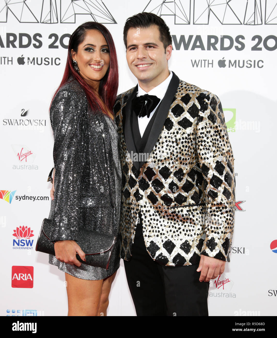 Sydney, NSW, Australia. 28th Nov, 2018. Paul Fisher seen on the red carpet  during the 2018 ARIA Awards. Credit: Belinda Vel/SOPA Images/ZUMA  Wire/Alamy Live News Stock Photo - Alamy