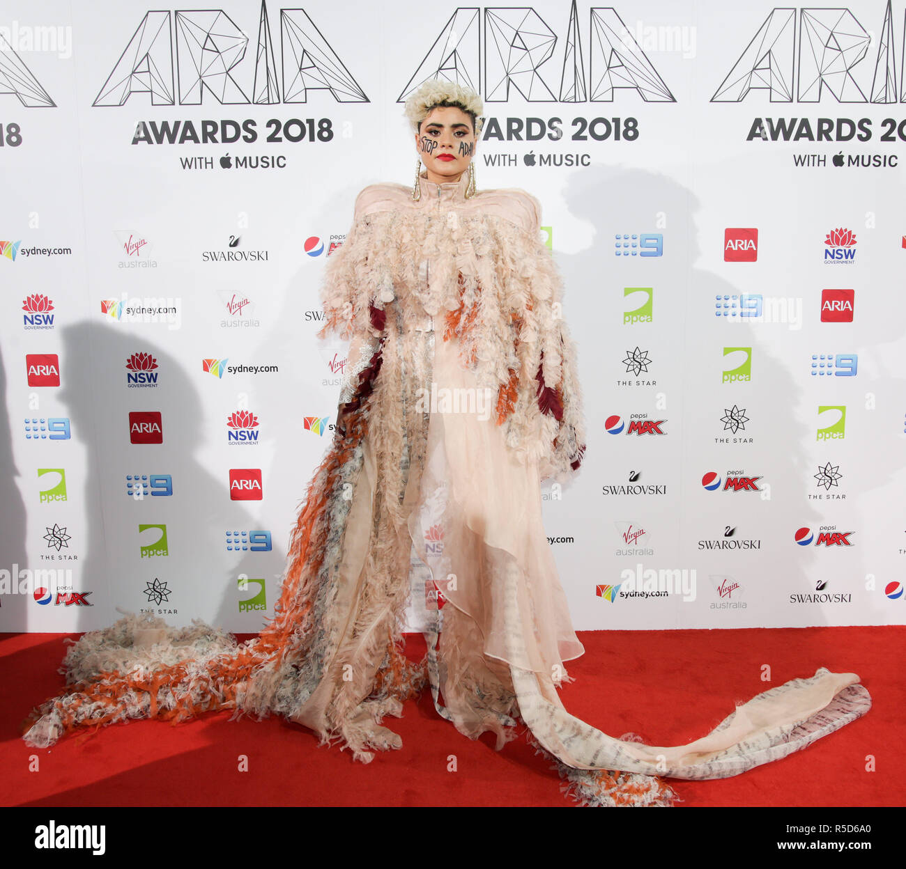 Sydney, NSW, Australia. 28th Nov, 2018. Paul Fisher seen on the red carpet  during the 2018 ARIA Awards. Credit: Belinda Vel/SOPA Images/ZUMA  Wire/Alamy Live News Stock Photo - Alamy