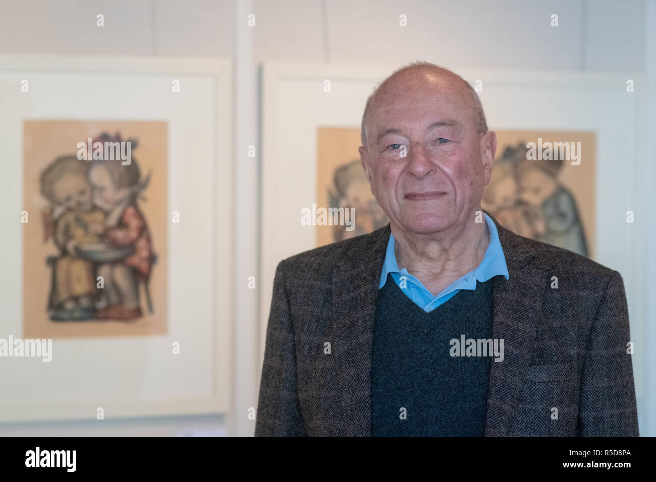 Massing, Germany. 29th Nov, 2018. Alfred Hummel, museum director and nephew of the artist Berta Hummel, who died in stands in Berta The museum is to be saved -