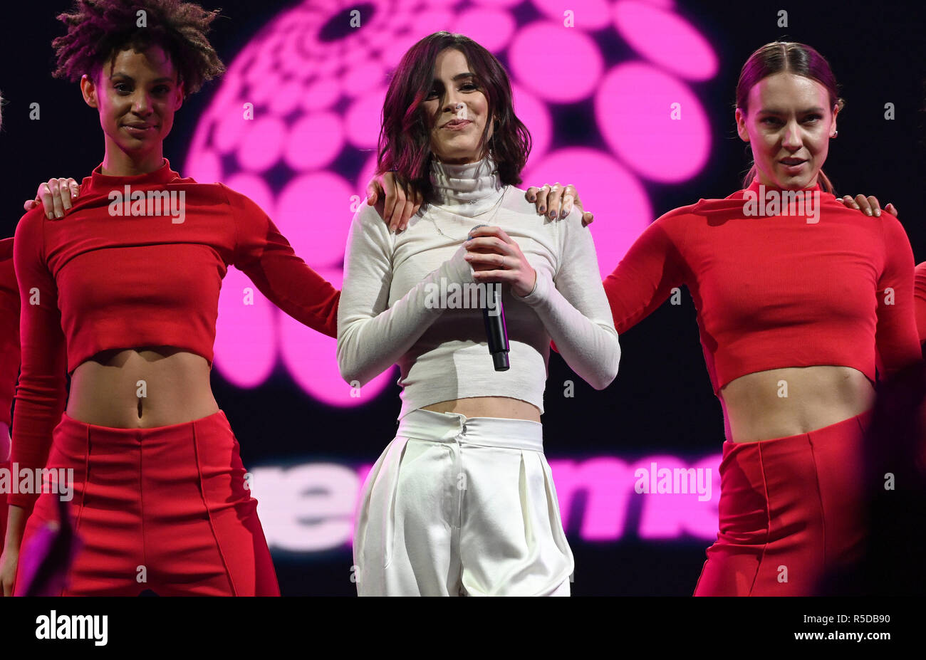 Oberhausen, Germany. 30th Nov, 2018. The singer Lena Meyer-Landrut is