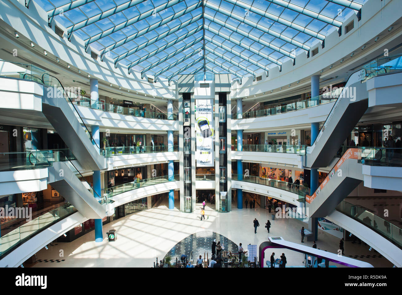 Jordan, City Mall Shopping center, interior Stock Photo - Alamy
