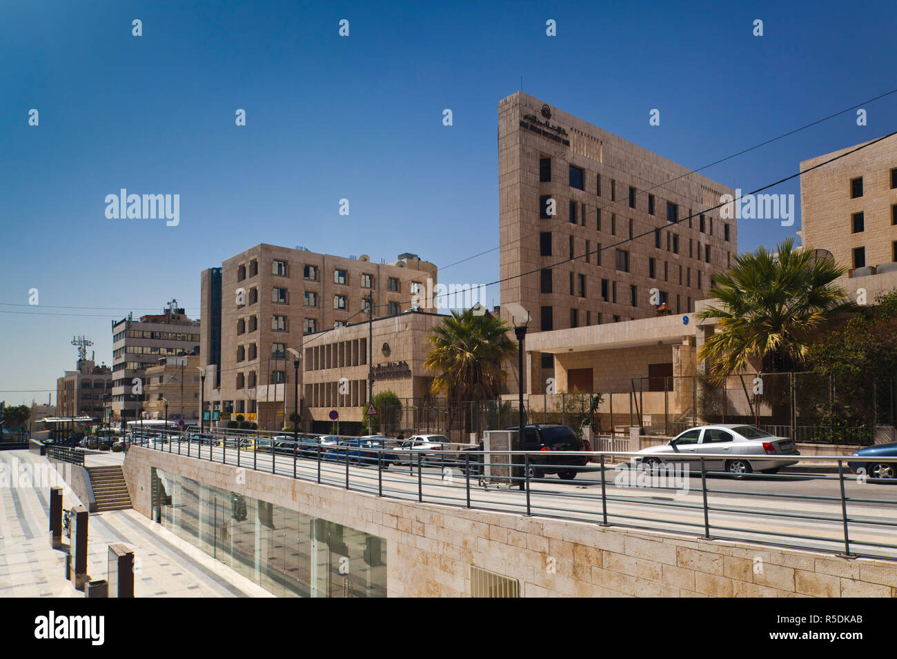 Jordan, Amman, Shmeisani area, 11 August Street Stock Photo - Alamy