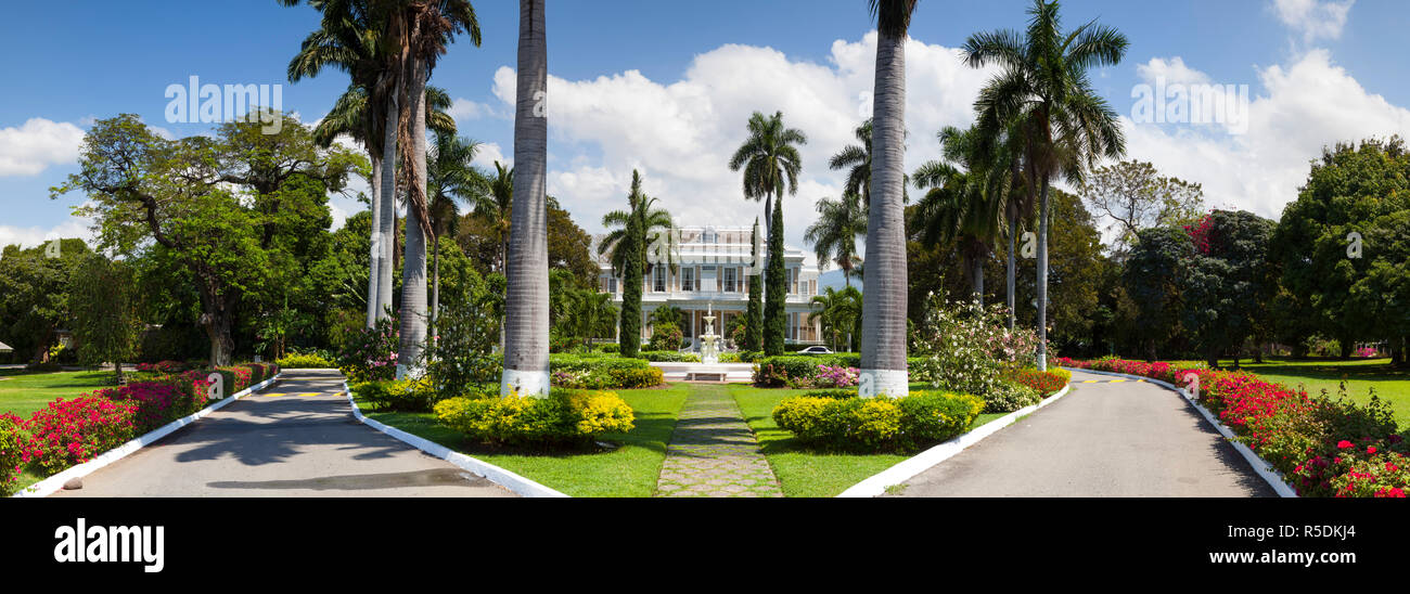 Devon House, Kingston, St. Andrew Parish, Jamaica, Caribbean Stock Photo