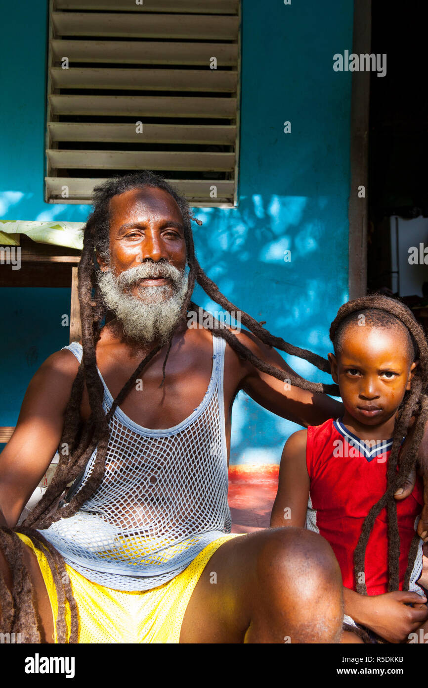 Portraits of Bath Locals, Bath, St. Thomas Parish, Jamaica, Caribbean