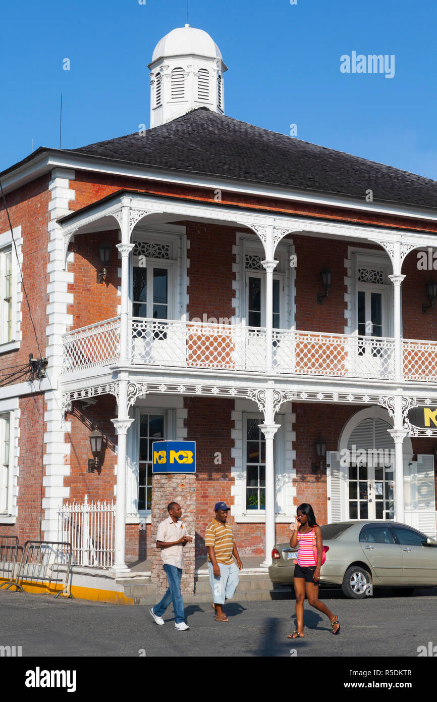 Old Colonial Courthouse, Port Antonio, Portland Parish, Jamaica, Caribbean Stock Photo