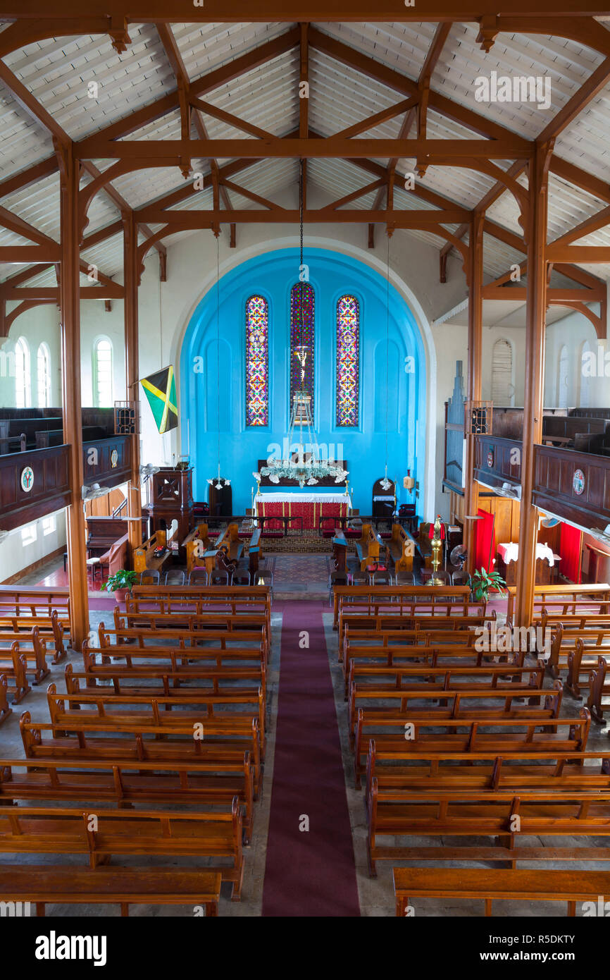 Christ Church, Port Antonio, Portland Parish, Jamaica, Caribbean Stock