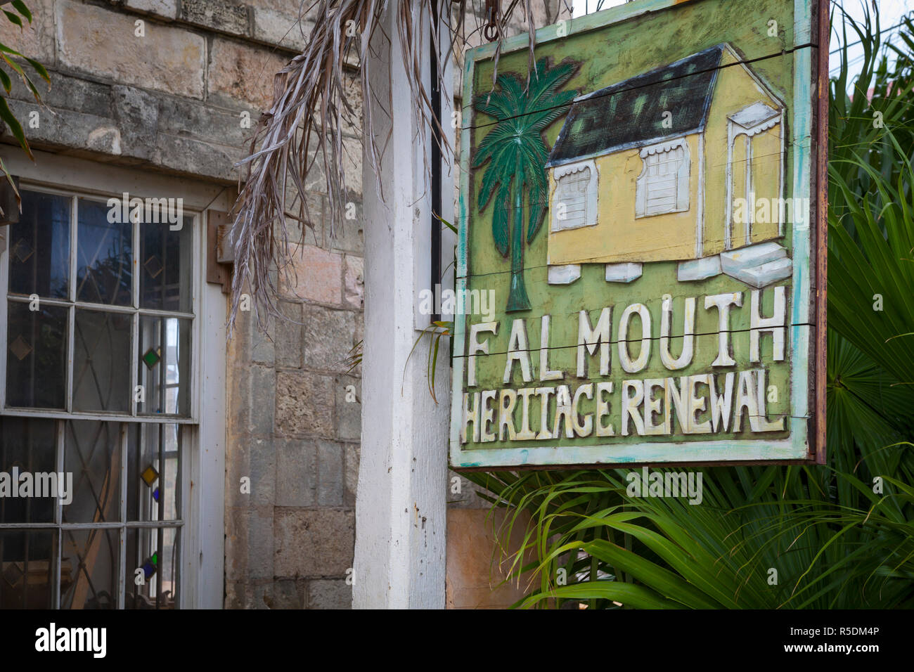 Colonial Architecture, Falmouth, Trelawny Parish, Jamaica, Caribbean