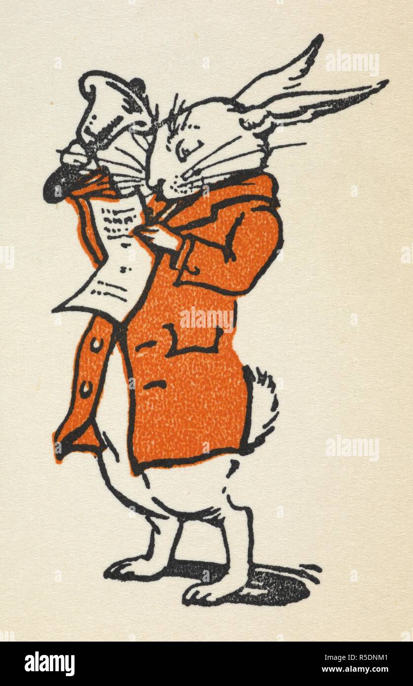 Alice in wonderland book jacket hi-res stock photography and images - Alamy