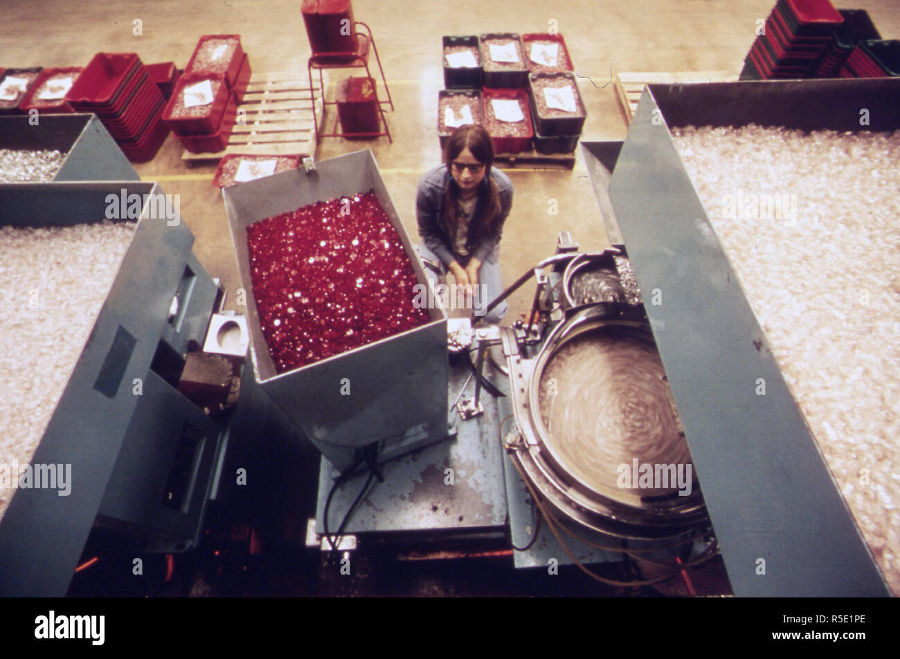 Interior of the 3m Co.(Minnesota Mining and Manufacturing) Plant