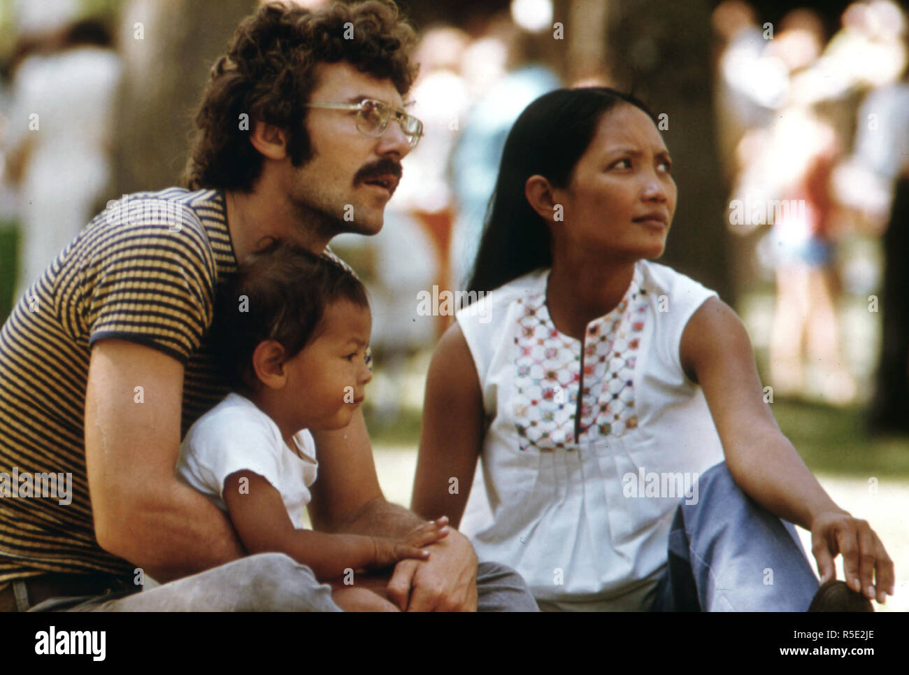 Family Enjoys a Fourth of July Holiday in a Park at Sleepy Eye