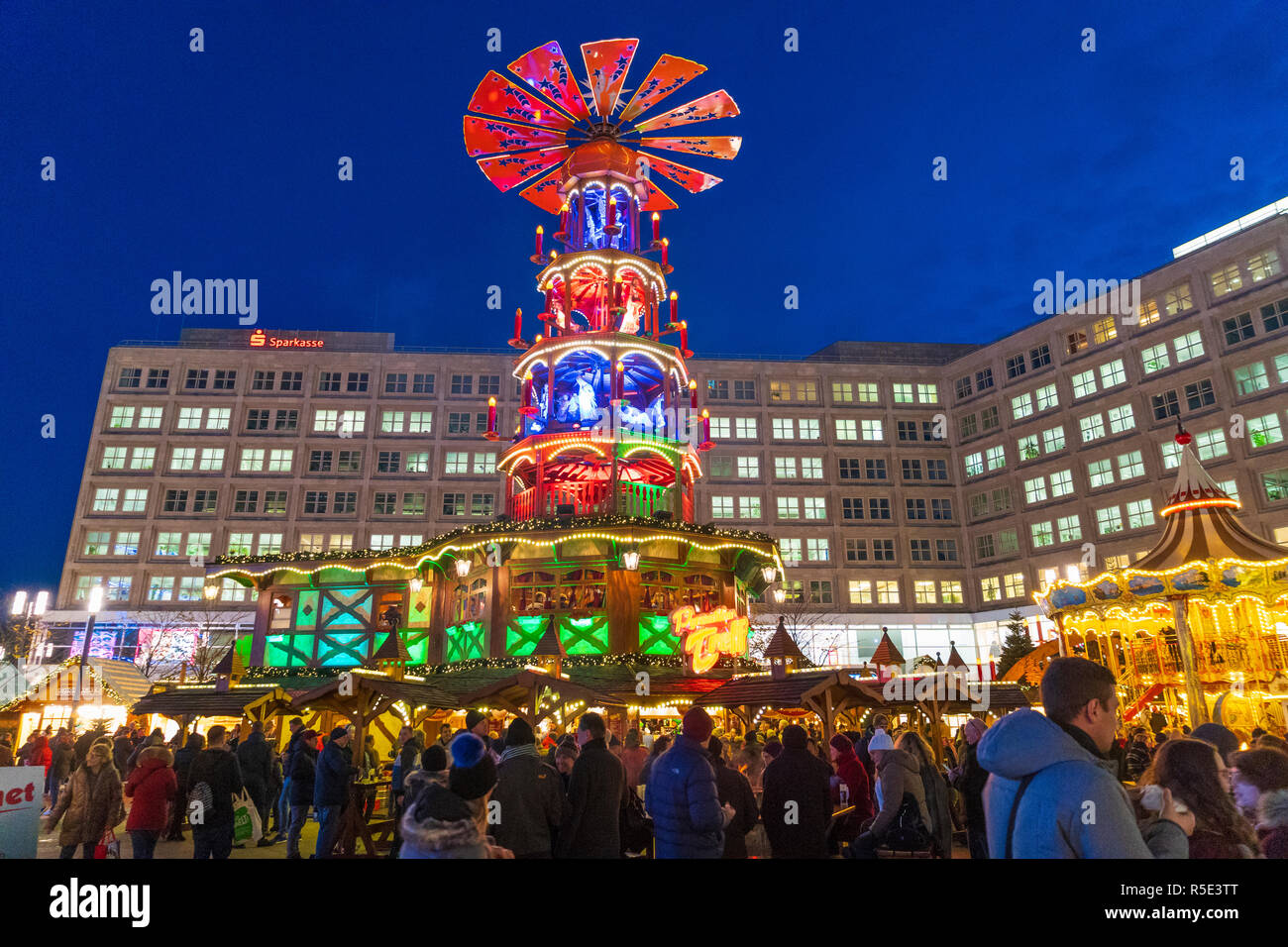 Alexanderplatz Berlin Christmas Market High Resolution Stock 