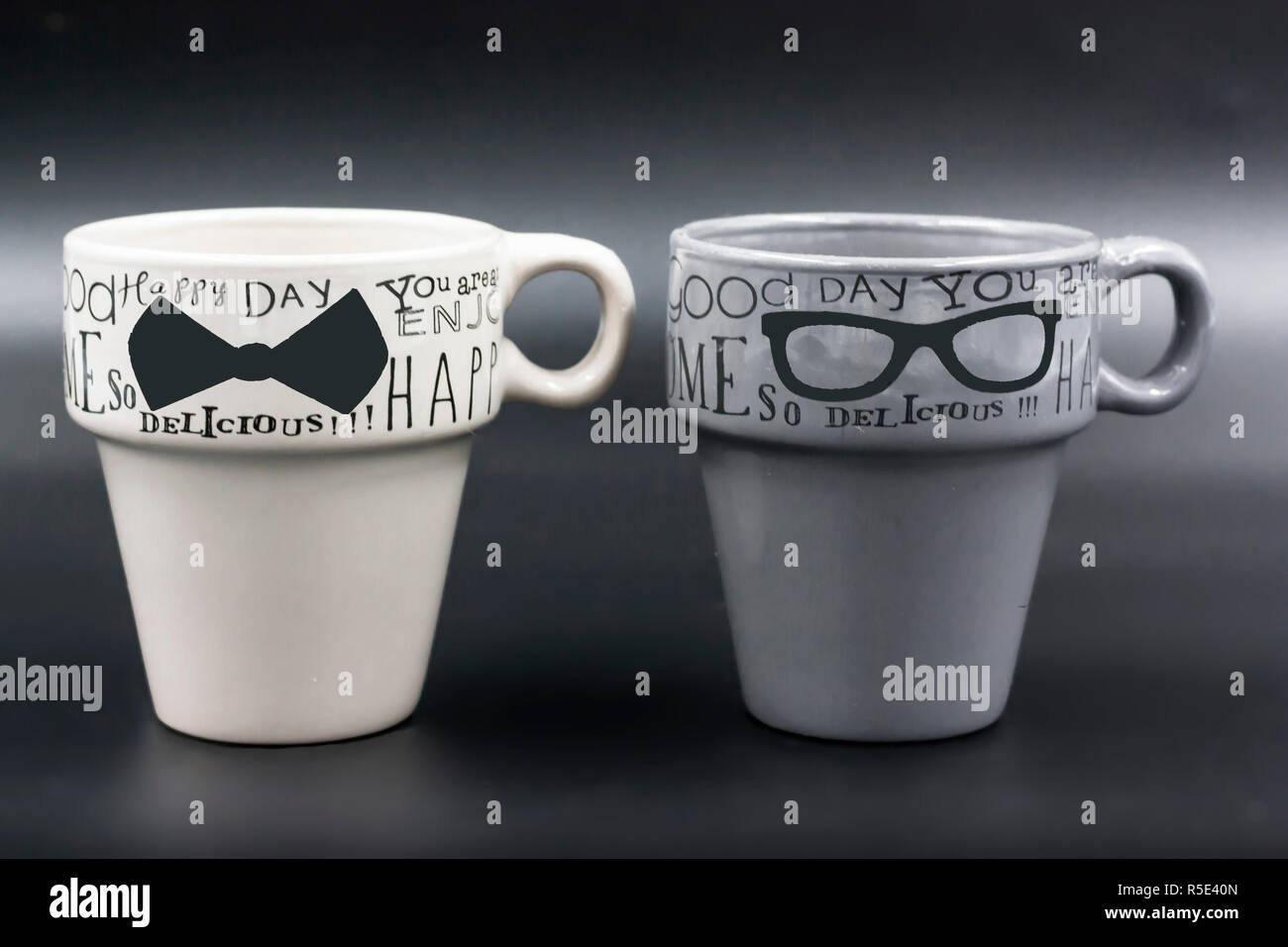 Two Empty Cups High Resolution Stock Photography And Images Alamy