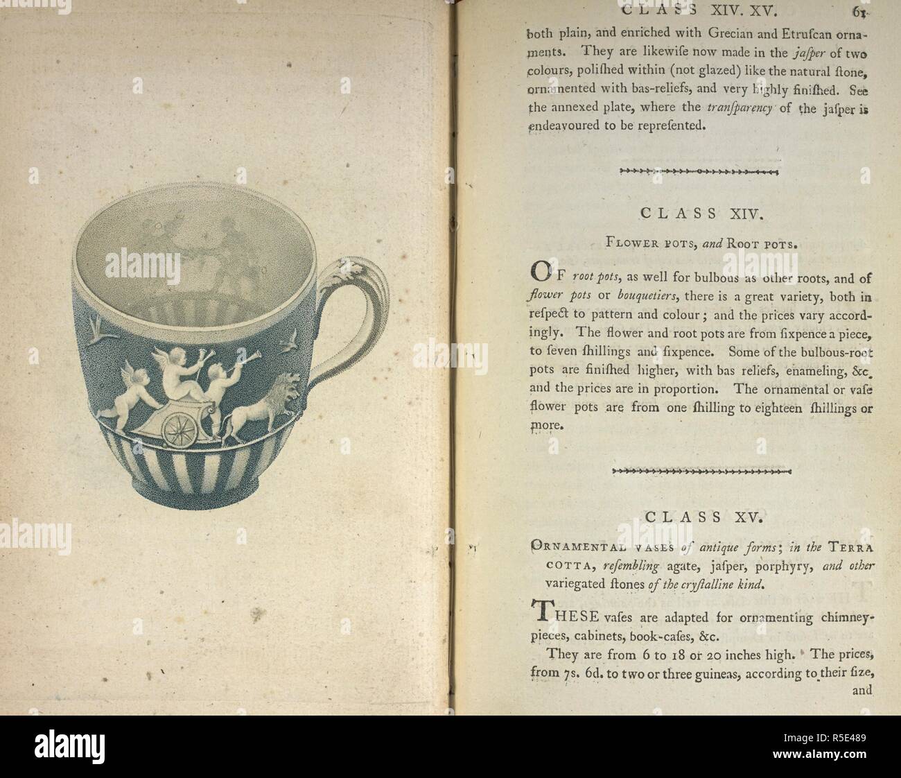 A Blue And White Cup Text Catalogue Of Cameos Intaglios Medals Bas Reliefs Busts And Small Statues The Whole Formed In Porcelain And Terra Cotta By Josiah Wedgwood Etruria 1787