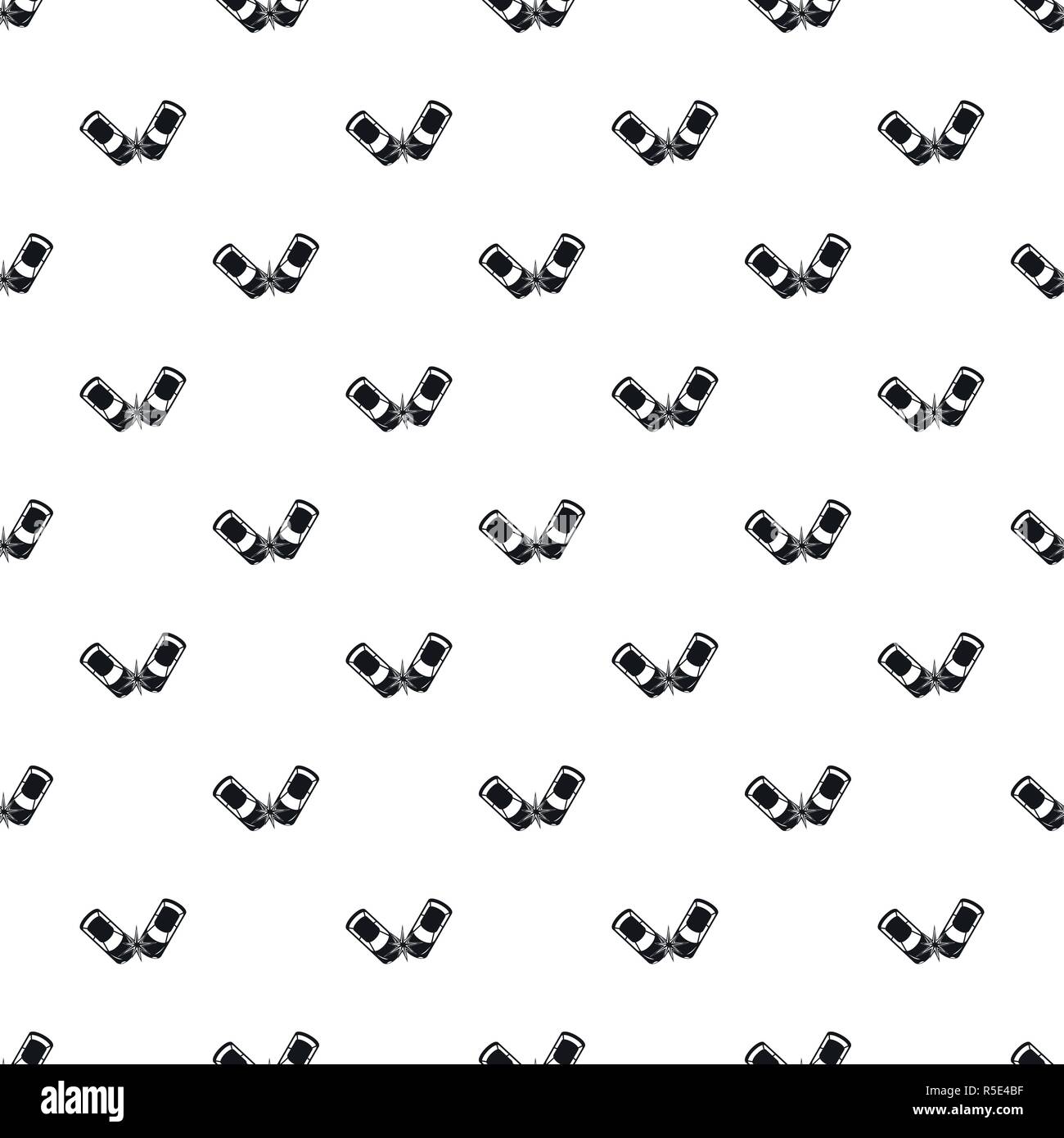 Hard collision pattern seamless vector repeat geometric for any web design Stock Vector