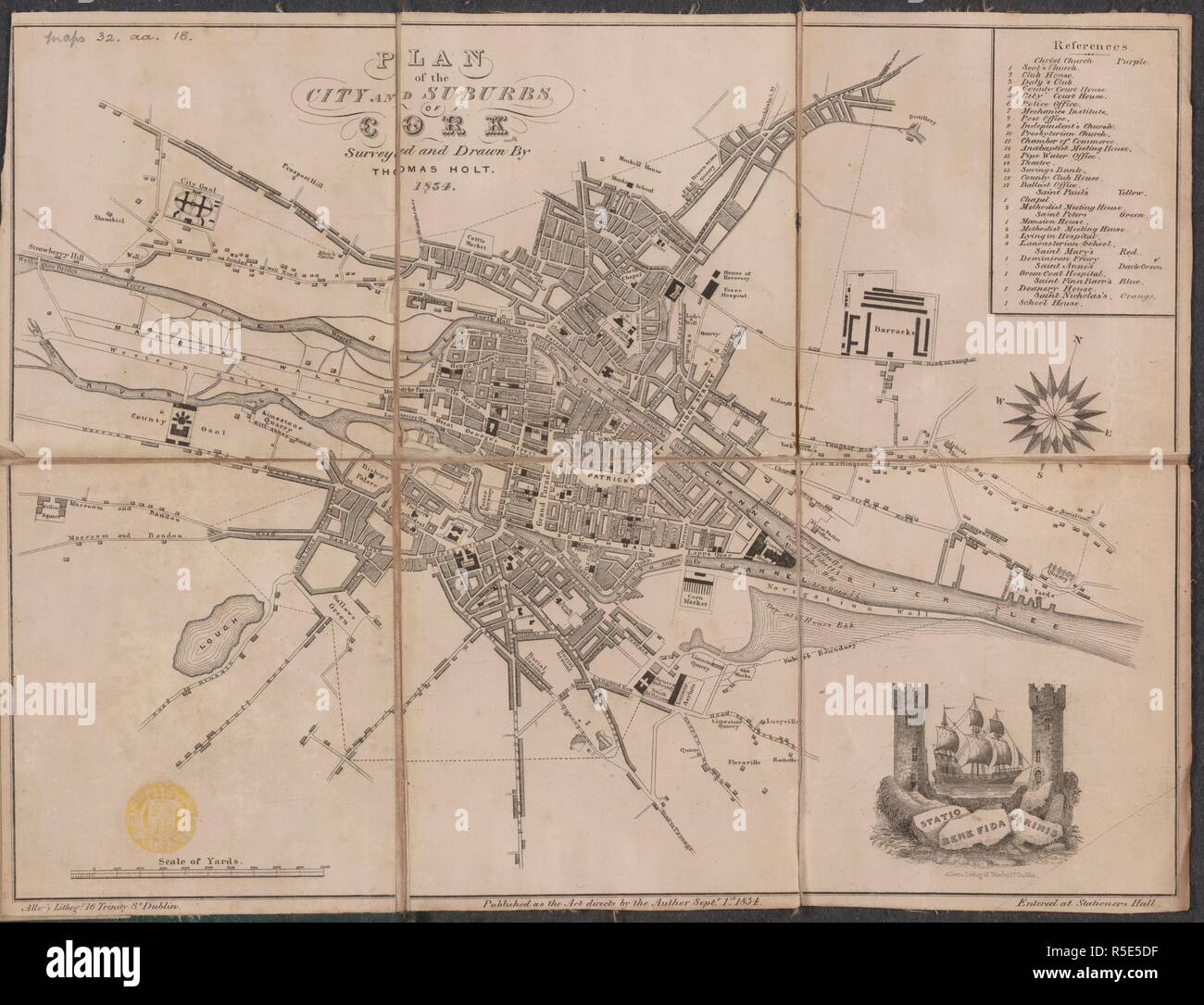 A plan of the city and suburbs of Cork. Plan of the City and Suburbs of