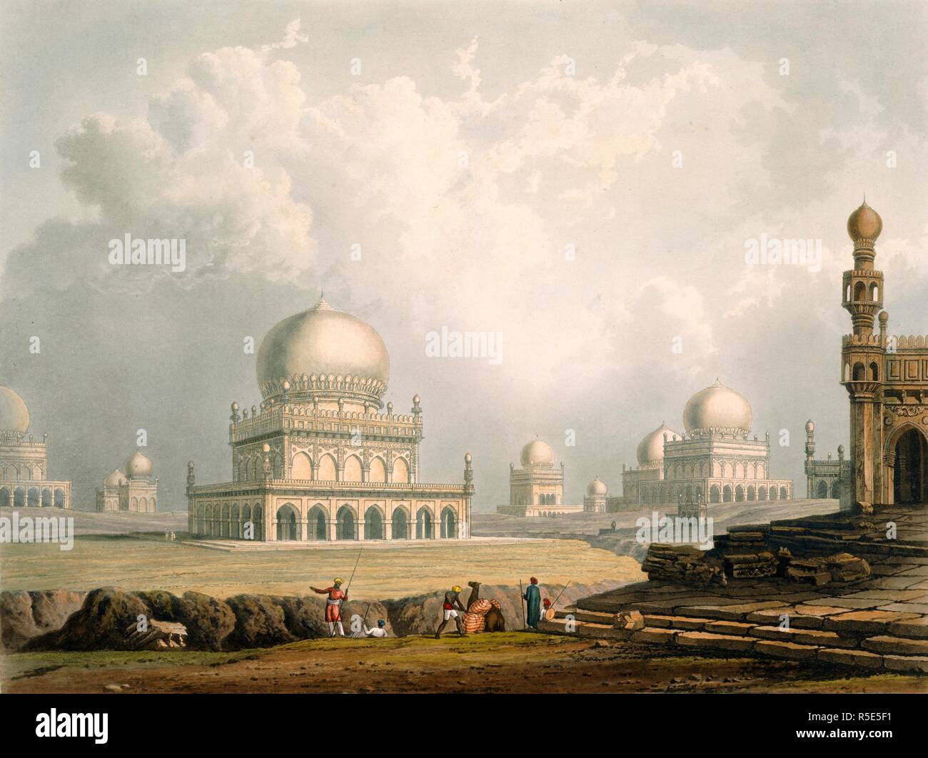 Tombs of qutb shahi dynasty hi-res stock photography and images - Alamy
