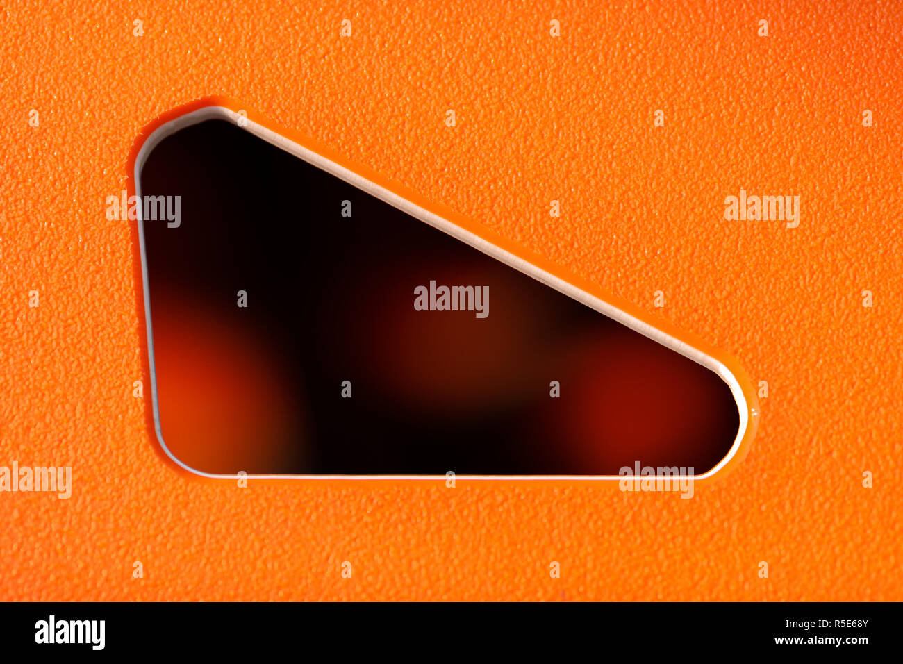 orange wall geometry decoration background. the texture Stock Photo