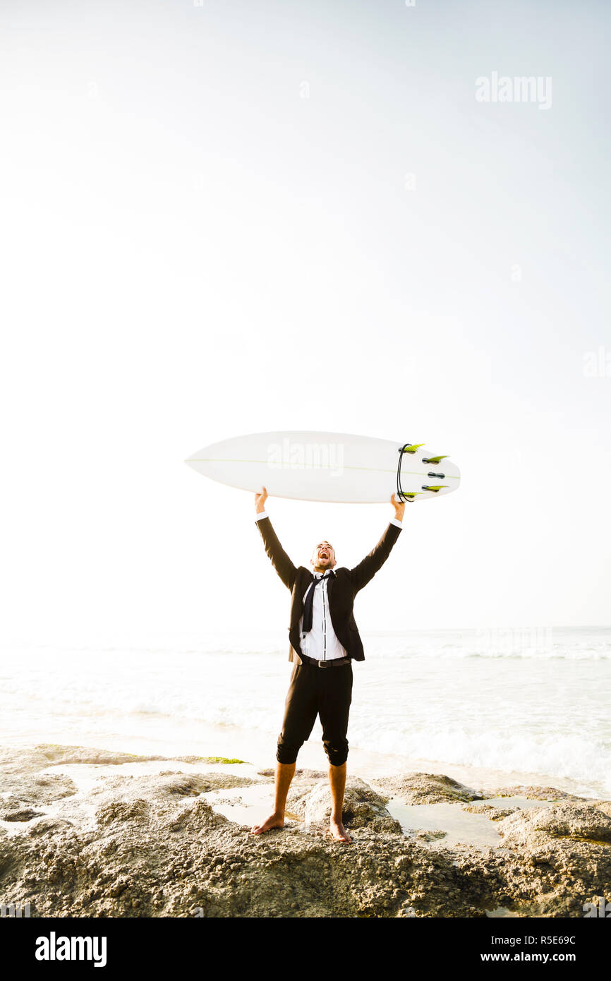 Surfing business suit water hi-res stock photography and images - Alamy