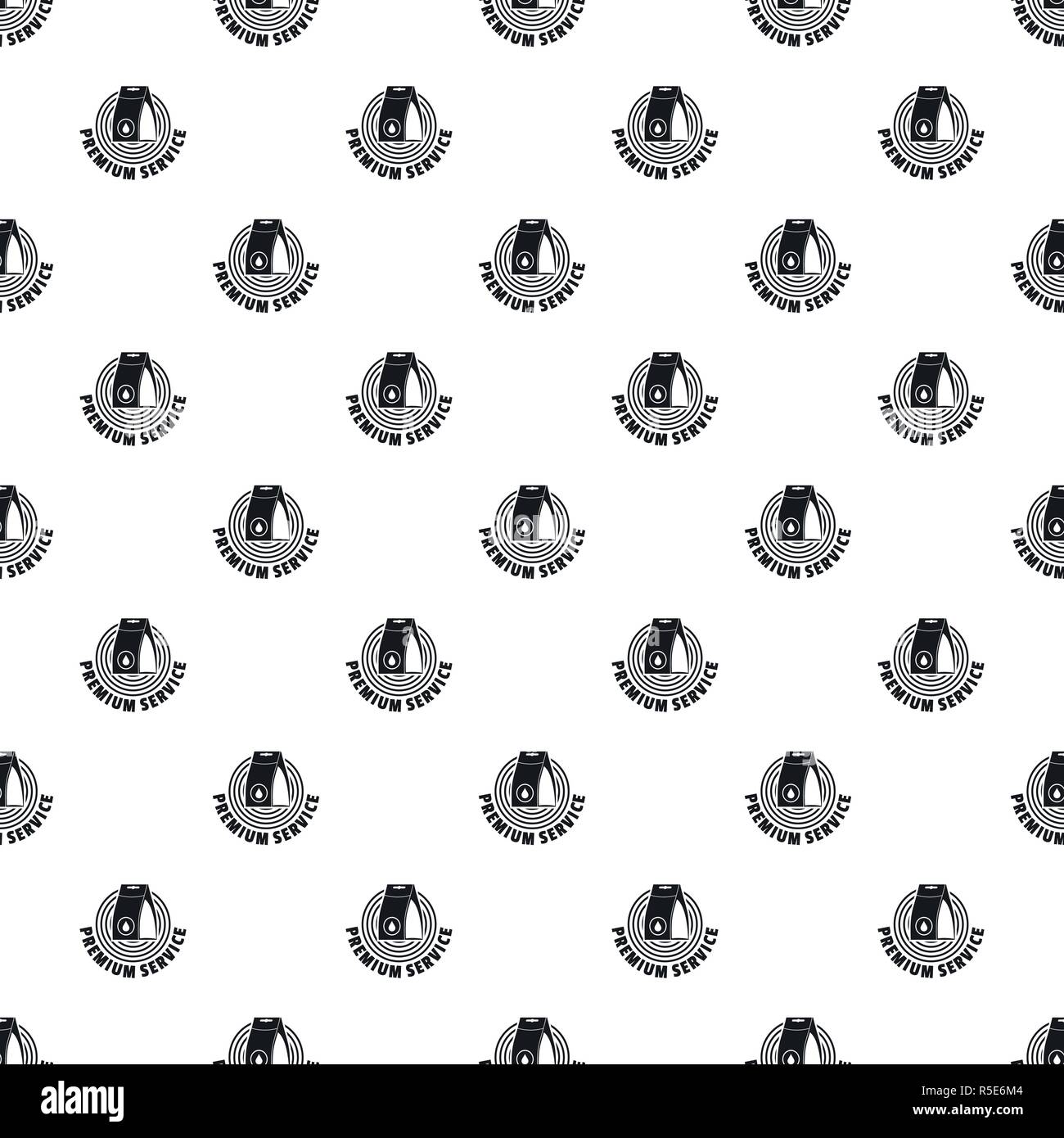 Laundry service pattern seamless vector repeat geometric for any web design Stock Vector