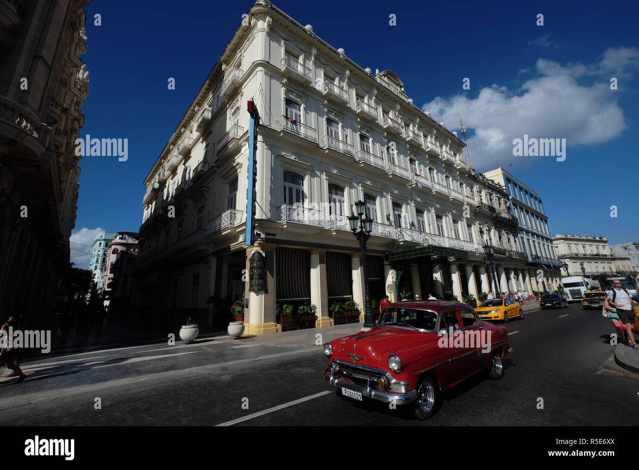 Hotel Inglaterra, Havana,Cuba Stock Photo