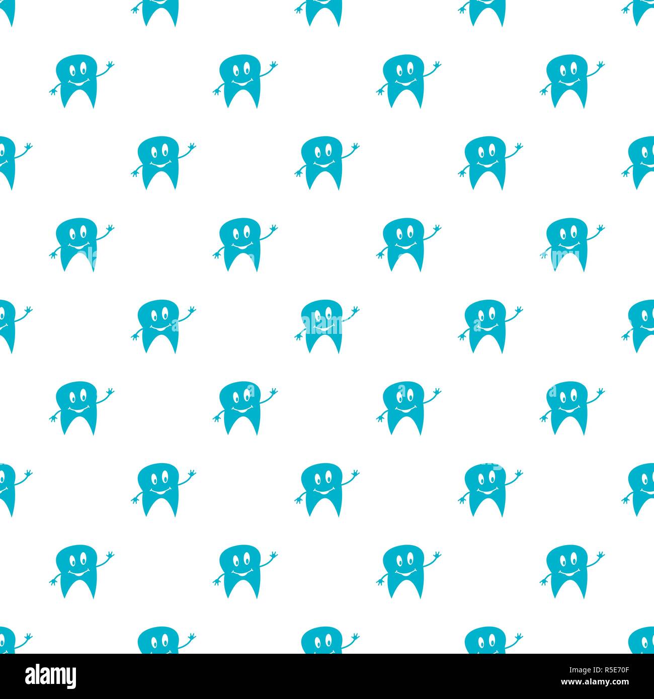 Lower tooth pattern seamless vector repeat for any web design Stock ...