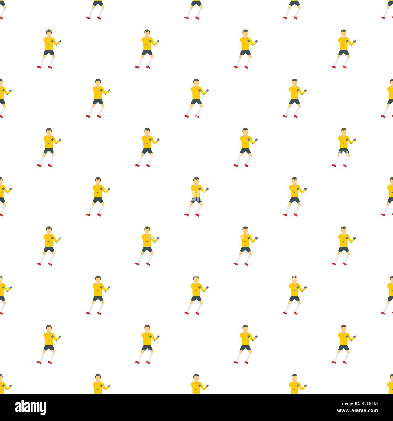 One goalkeeper pattern seamless vector repeat for any web design Stock ...