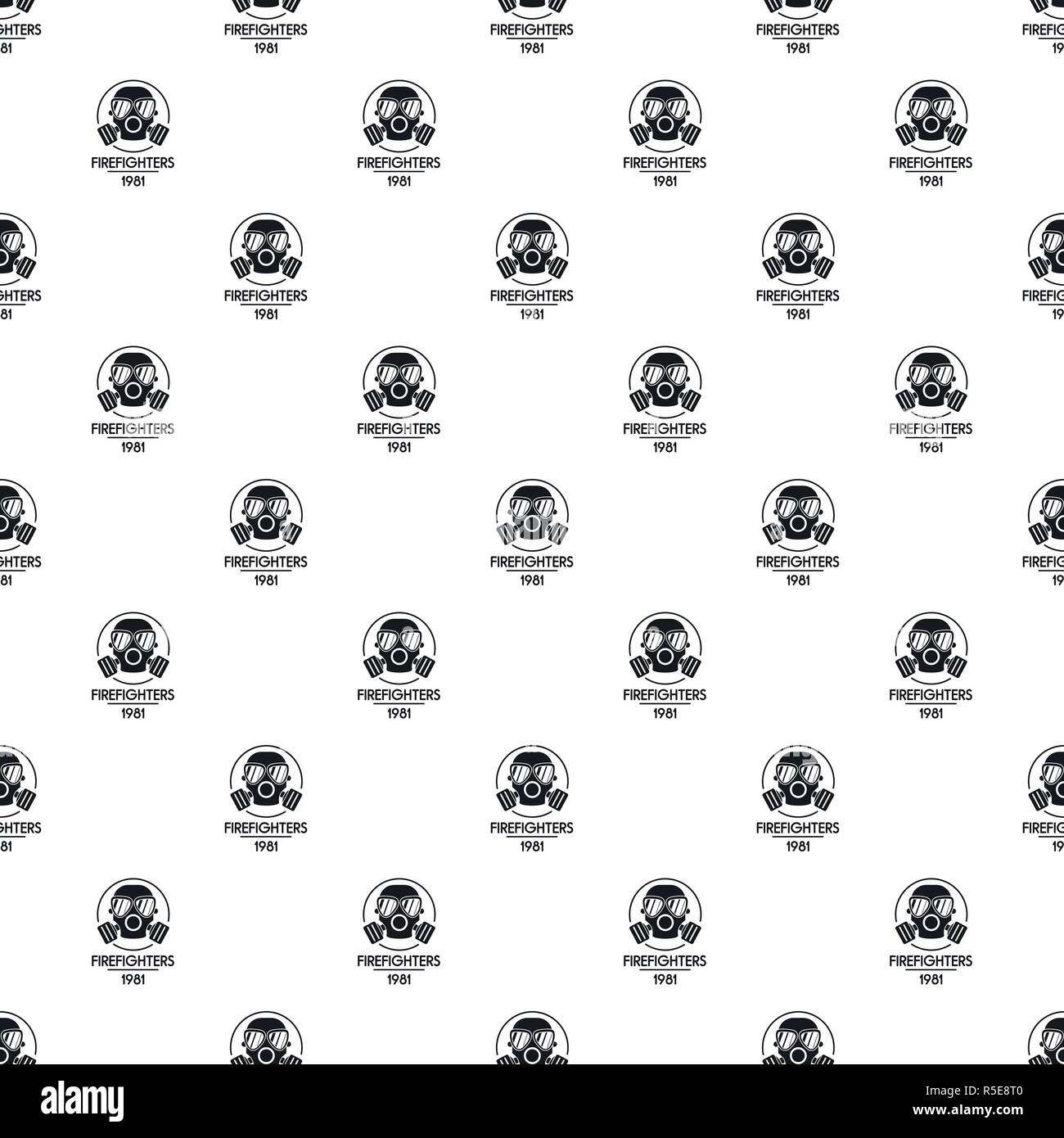 Firefighters pattern seamless vector repeat geometric for any web design Stock Vector