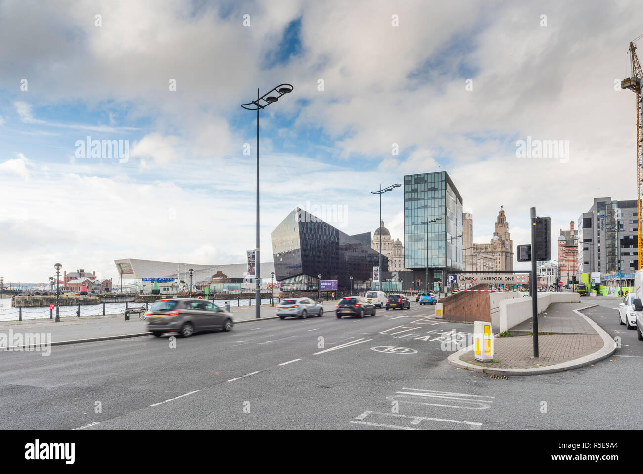 Mann Island Liverpool. Credit PHILLIP ROBERTS Stock Photo