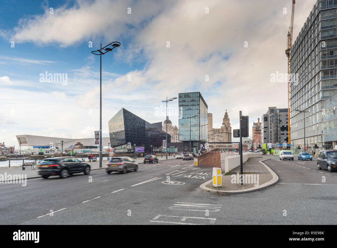 Mann Island Liverpool. Credit PHILLIP ROBERTS Stock Photo