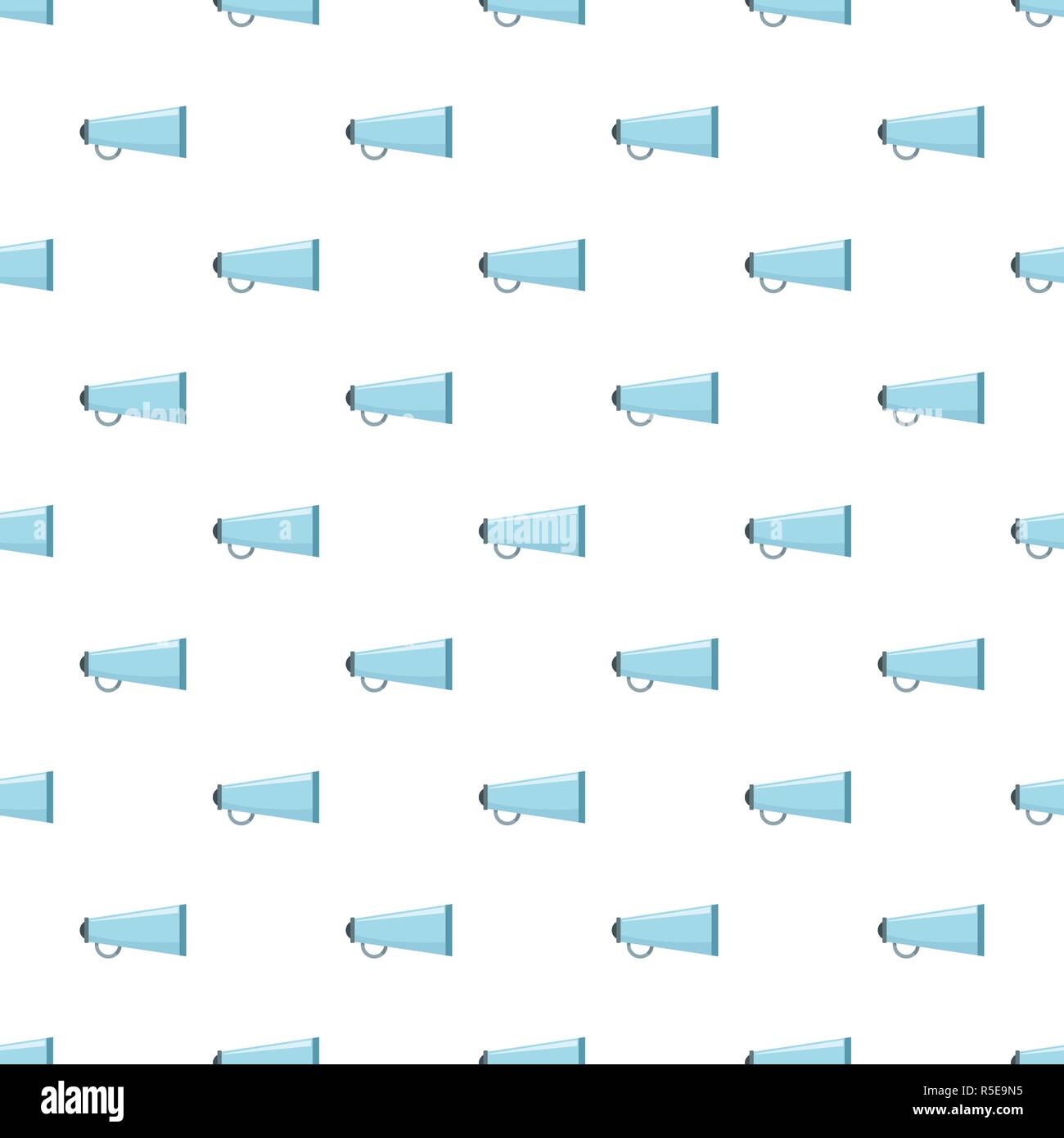 Small megaphone pattern seamless vector repeat for any web design Stock Vector