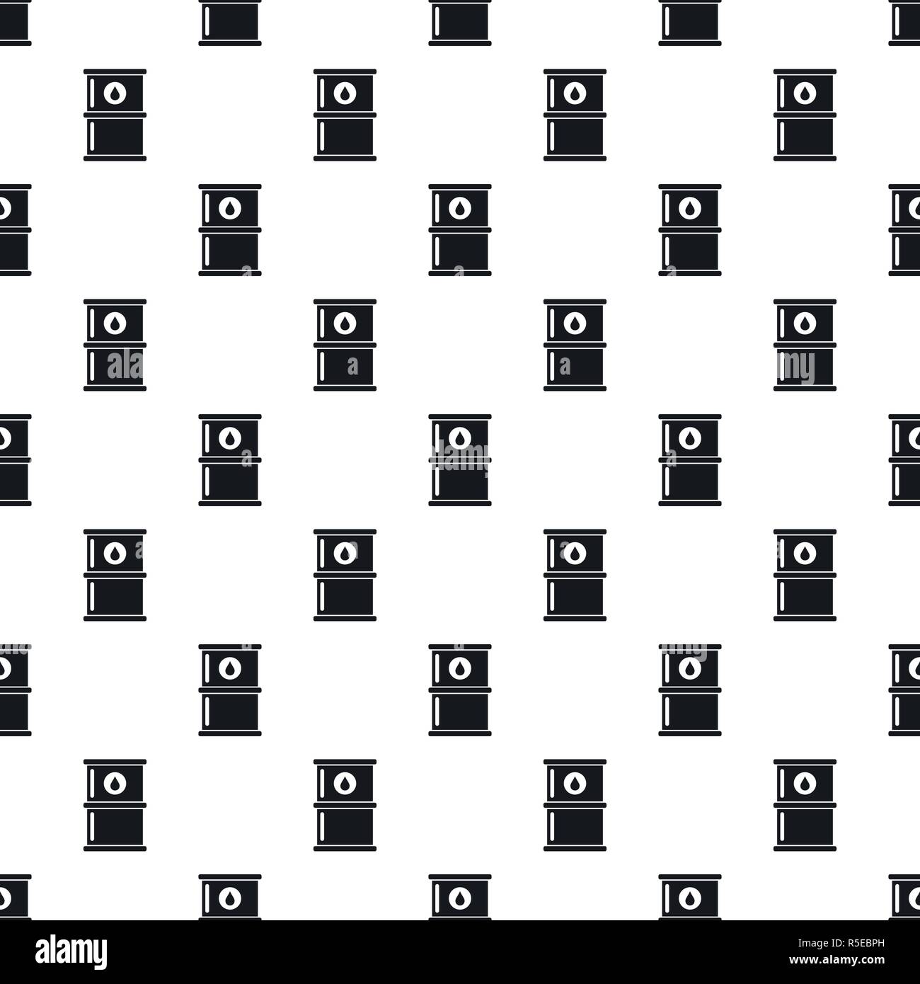 Oil petrol barrel pattern seamless vector repeat geometric for any web design Stock Vector