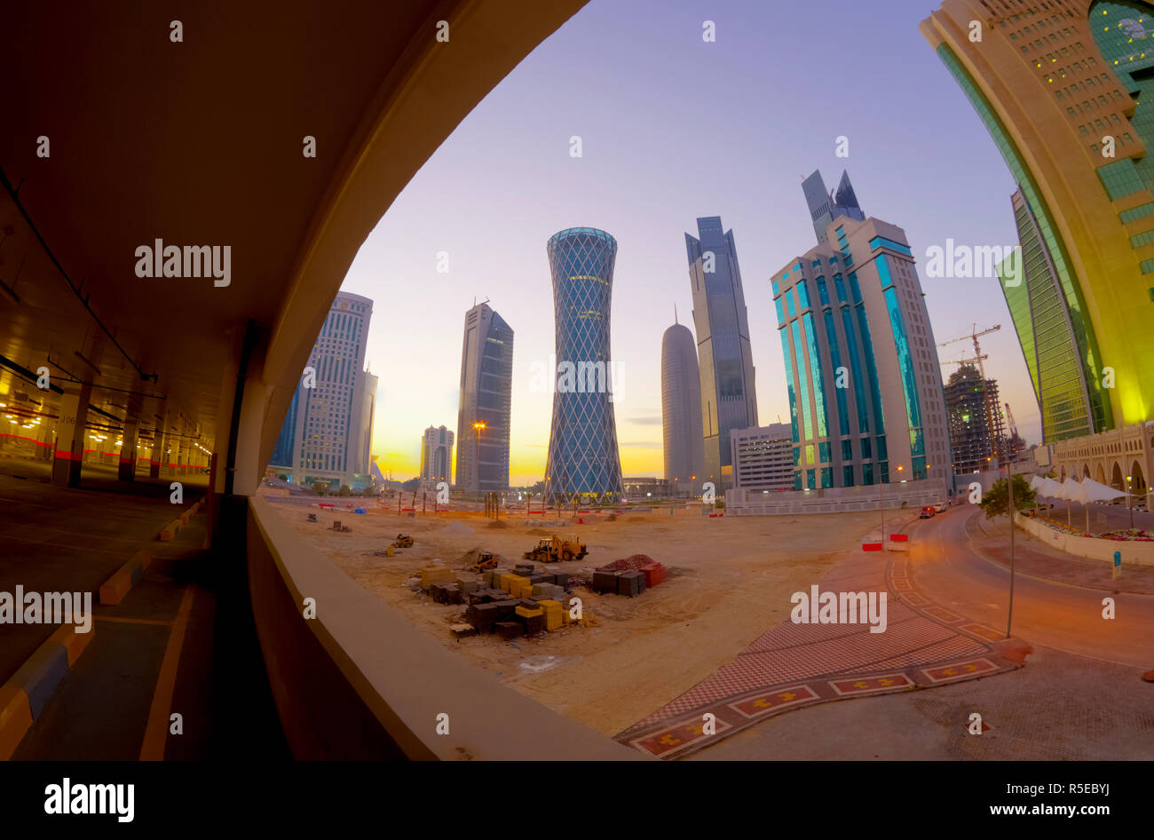Tornado tower doha hi-res stock photography and images - Alamy