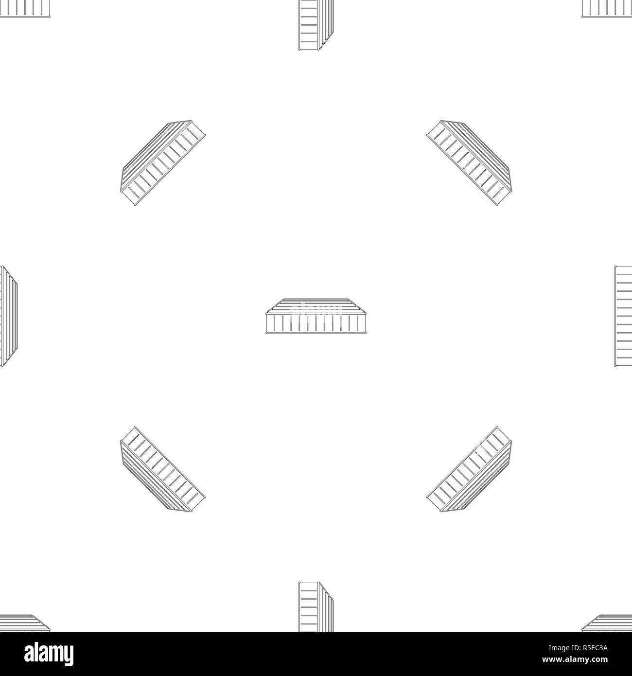 Soft mattress pattern seamless vector repeat geometric for any web design Stock Vector