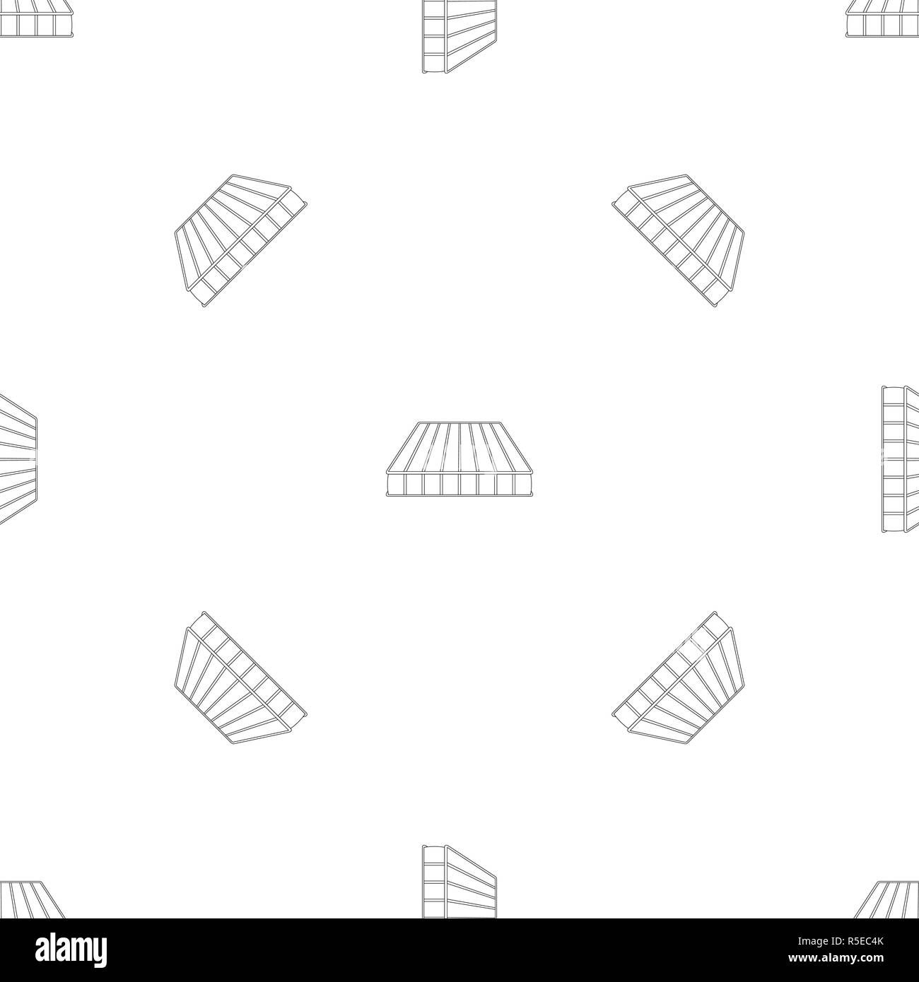Medical mattress pattern seamless vector repeat geometric for any web design Stock Vector