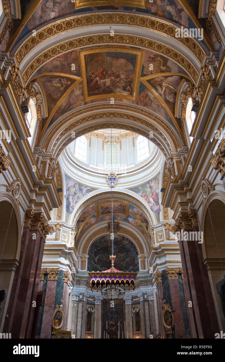 Malta Central Mdina Rabat St Paul S Cathedral Interior