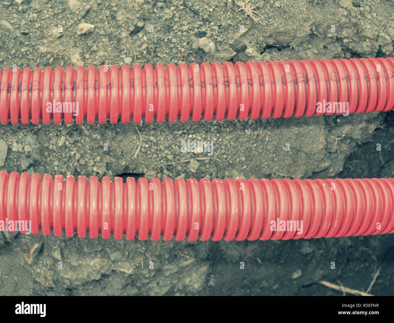 Telephone Underground Cables Stock Photos & Telephone Underground Cables Stock Images Alamy