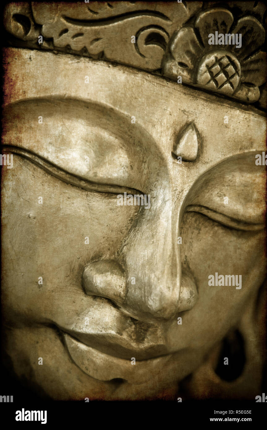 Buddha mask, Kuala Lumpur, Malaysia Stock Photo Alamy