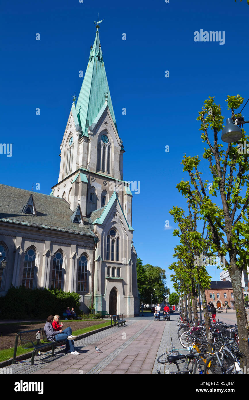 Kristiansand Church, Kristiansand, Vest-Agder, Sorlandet, Norway Stock Photo