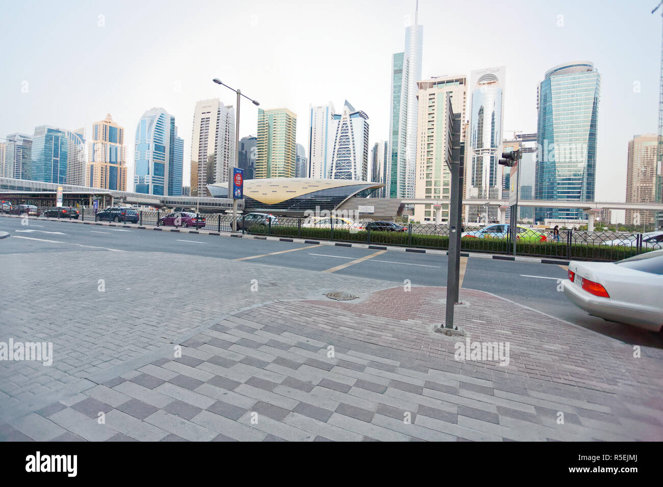 Cityscape in Dubai, U.A.E. Stock Photo