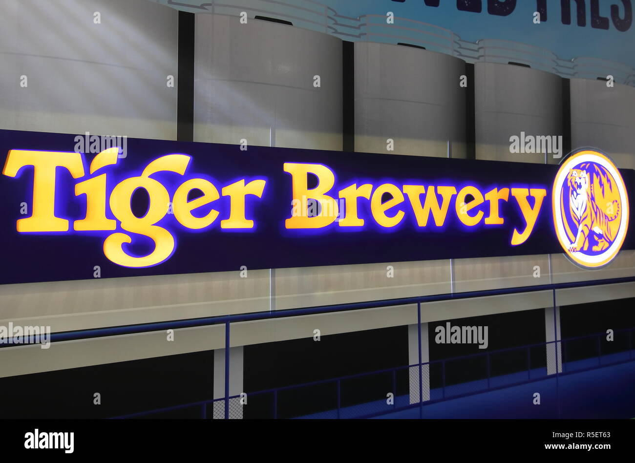 Tiger beer brewery Stock Photo Alamy
