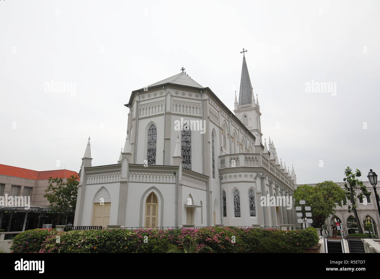 Church At Chijmes Historical Architecture Singapore Stock Photo Alamy