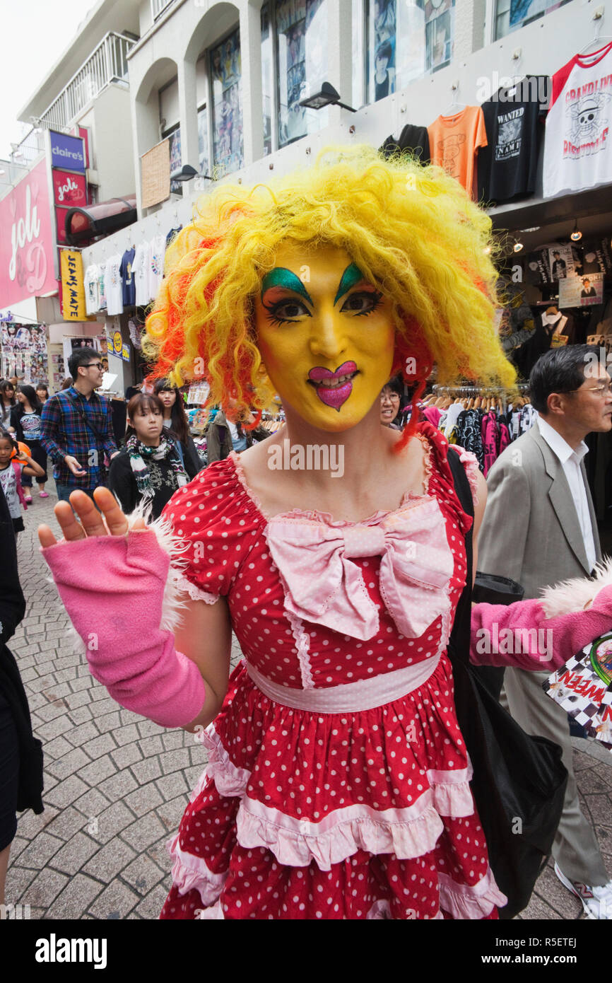Japan, Tokyo, Harajuku, Takeshita Dori, Character in Cosplay Costume Stock  Photo - Alamy