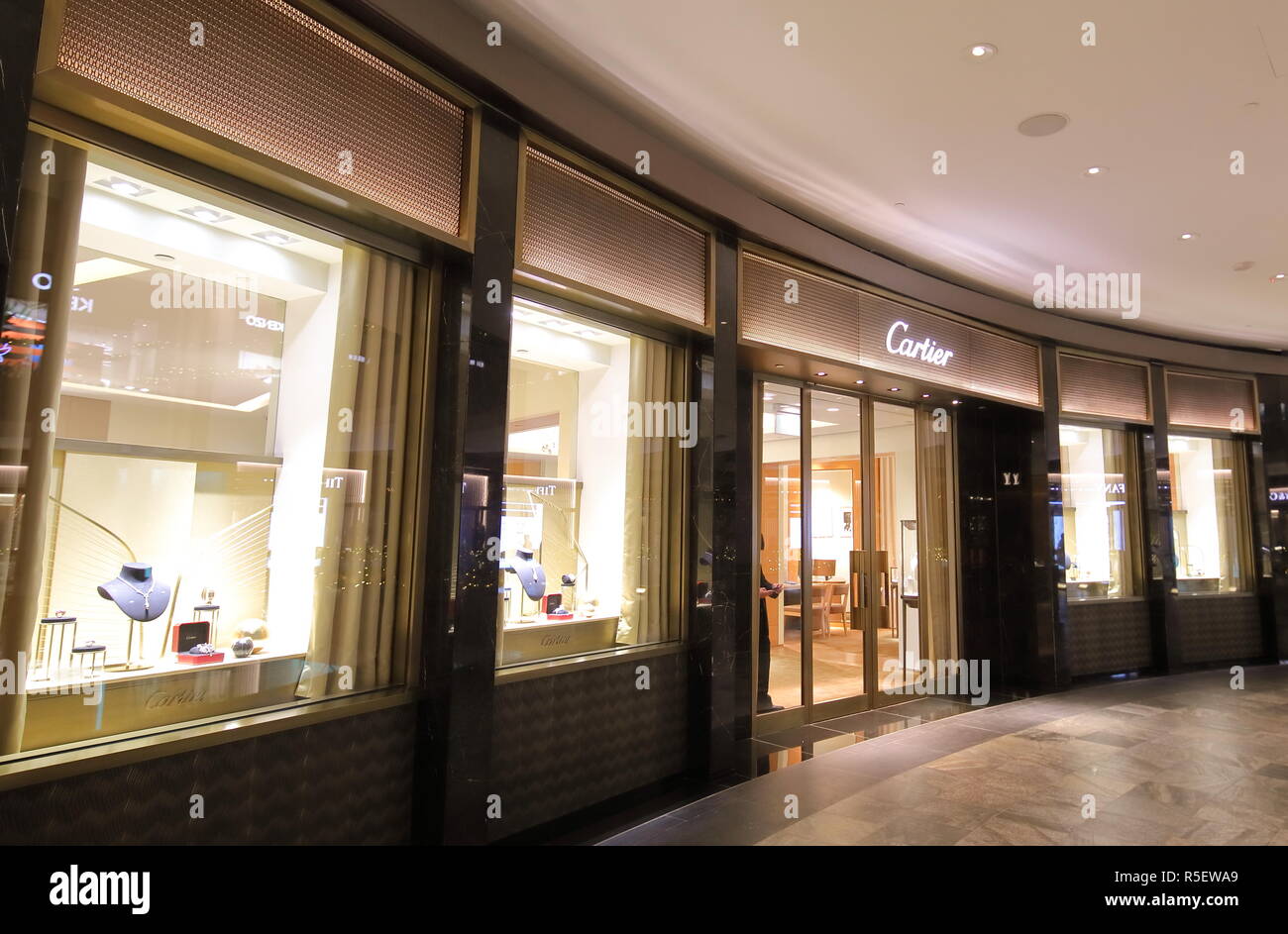 Cartier store at Marina Bay Sands 